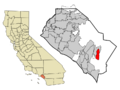 Orange County California Incorporated and Unincorporated areas Coto de Caza Highlighted
