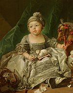 Archivo:Portrait of the infant Duke of Montpensier Louis Philippe d'Orléans (future Philippe Égalité) by François Boucher