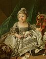 Portrait of the infant Duke of Montpensier Louis Philippe d'Orléans (future Philippe Égalité) by François Boucher