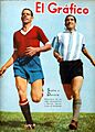 Sastre (Independiente) y Devizia (Racing) - El Gráfico 1189