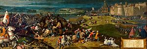 The Capture of Antequera, by Vincenzo Carducci (Museo del Prado, Madrid).jpg