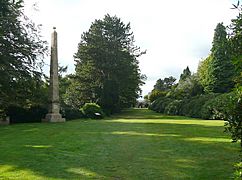 The Sun Monument and the walk to the 'castle', Wentworth Castle grounds, Stainborough - geograph.org.uk - 1501648