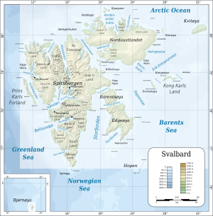 Archivo:Topographic map of Svalbard
