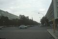 Unter den Linden and Trabant, East Berlin, DDR 1985 Summer