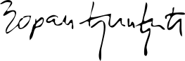 Zoran Djindjic signature