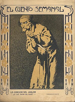 Archivo:1911-04-21, El Cuento Semanal, La canción del juglar, Luis Antón del Olmet, Agustín