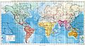 Alfred Russel Wallace's map of biogeographical regions