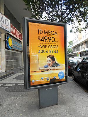 Archivo:Anúncio na Av. Nossa Senhora de Copacabana