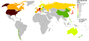 Archivo:Café importé par pays en 2005(USDA)
