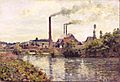 Camille Pissarro - The Factory at Pontoise - Google Art Project
