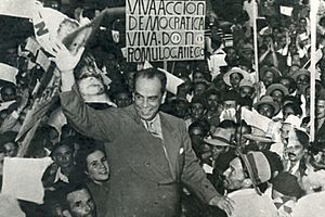 Archivo:Campaña presidencial de Romulo Gallegos en 1947