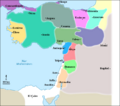 Carte - Le Proche-Orient en 1095-es