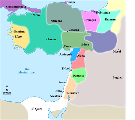 Archivo:Carte - Le Proche-Orient en 1095-es