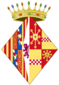 Coat of Arms of Agnes of Cleves as Navarrese Consort