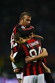 Archivo:David Beckham of AC Milan, April 19, 2009