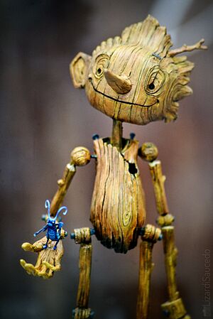 Archivo:Del Toro's Pinocchio by Lizardi Saucedo