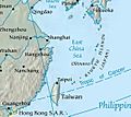 East China Sea Map