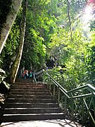 Escales que pugen a la Cueva de las Lechuzas