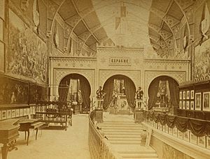 Archivo:Exposición Universal de París de 1878, Palacio del Trocadero, arte español, El Aquelarre de Goya