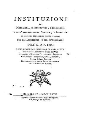 Archivo:Frisi - Instituzioni di meccanica, d'idrostatica, d'idrometria e dell' architettura statica e idraulica, 1777 - 1490112 F