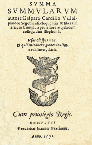 Archivo:Gaspar Cardillo de Villalpando (1571) Summa Summmularum