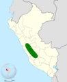 Geositta saxicolina map