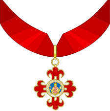 Insignia of the Commander Grades of the Civil Order of Alfonso X, the Wise.svg