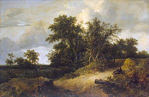 Archivo:Jacob Isaacksz. van Ruisdael - Landscape with a House in the Grove - WGA20472