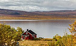 Lake Kilpisjärvi in Enontekiö, Lapland, Finland, 2021 September.jpg