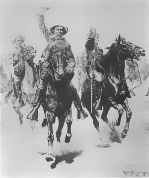 Archivo:Lt. Schwatka's charge at Slim Buttes