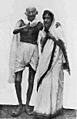 Mahatma Gandhi with Rajkumari Amrit Kaur at Simla in 1945
