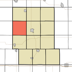 Map highlighting Douglas Township, Audubon County, Iowa.svg