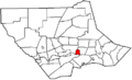 Map of Lycoming County Pennsylvania Highlighting Montoursville