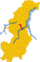 Map of ex-comune of Lenno (province of Como, region Lombardy, Italy).svg