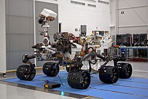 Archivo:Mars 'Curiosity' Rover, Spacecraft Assembly Facility, Pasadena, California (2011)