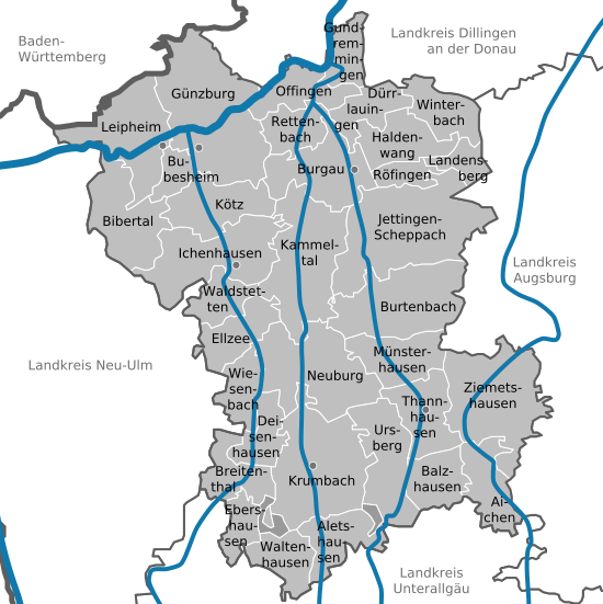 Municipalities in GZ