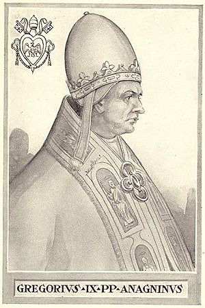 Archivo:Pope Gregory IX