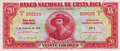 Povedano Billete de 20 colones BNCR-1941-con grabado del retrato del conquistado Juan de Cavallon