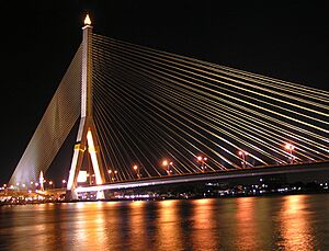 Archivo:Rama VIII Bridge at night