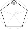 Regular polygon 5 annotated