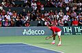 Roger Federer Davis Cup vs. Fabio Fognini (Italy)