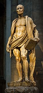 Archivo:San Bartolomeo Flayed, Duomo, Milano (1562)