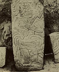 Archivo:Sechin Image from page 91 of "Andean culture history" (1964) (cropped)