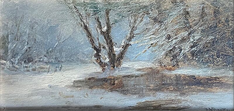Susie M. Barstow Winter landscape
