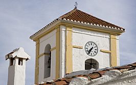 Torre de la Iglesia de Santo Cristo de Cabrilla, en Lújar