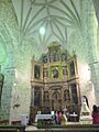 Villavaquerín iglesia parroquial altar mayor