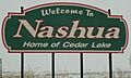 Welcome Sign Nashua, Iowa