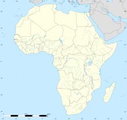Freetown ubicada en África