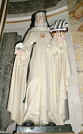 Archivo:Bermeo - Iglesia de Santa María (talla de Santa María de Cervelló)