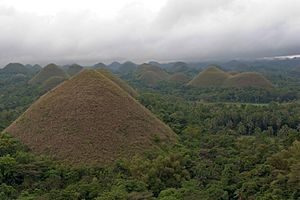 Archivo:Bohol Hills, Chocolate Hills 2, Philippines